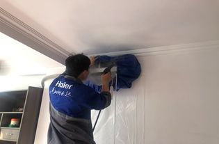 家里空調(diào)從買就沒洗過 用了5年洗出小黑蟲